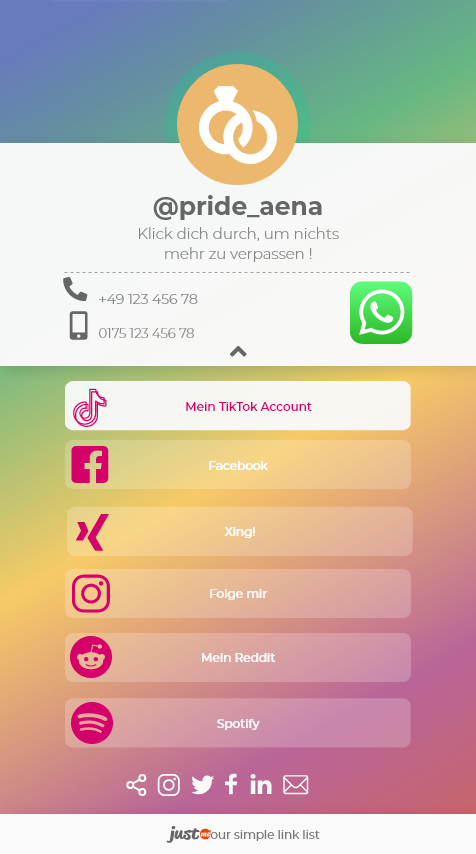 just.me Thumbnail Pride 1 Theme